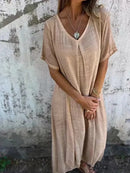 Vestido Feminino em Algodão e Linho – Estilo Casual e Elegante
Um vestido leve, fresco e versátil para os dias de verão.
Confeccionado em tecido natural de algodão e linho, oferece conforto absoluto com um toque de sofi