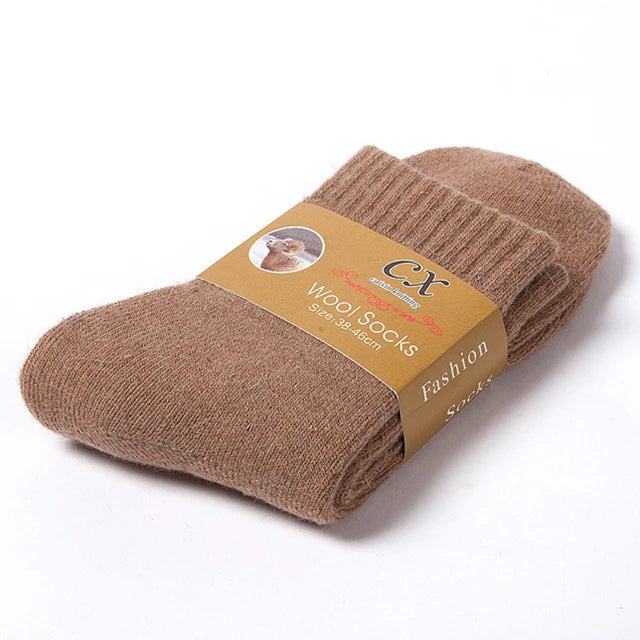 1 Par de Meias Térmicas de Inverno para Mulheres e Homens – Meias Super Grossas de Lã Merino, Quentes, Peludas e Resistentes ao Frio, Ideais para Neve

Mantenha os seus pés confortáveis e quentinhos mesmo nos dias mais
