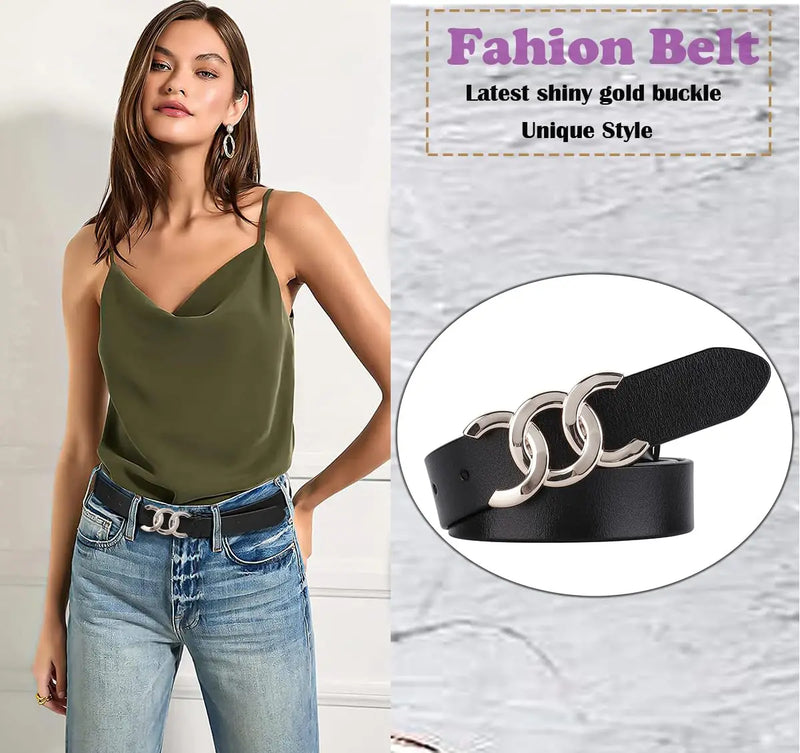 Cinto Feminino Elegante em Couro Preto com Fivela Dourada ou Prateada – Acessório Versátil para Vestidos e Calças Jeans

Descubra o equilíbrio perfeito entre estilo e qualidade com este cinto feminino confeccionado em c