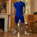 Conjunto masculino de verão 2025 – Camisa de manga curta e calções desportivos
Desenhado para homens ativos, este conjunto combina estilo e conforto com tecidos respiráveis e de secagem rápida. Ideal para os dias quent