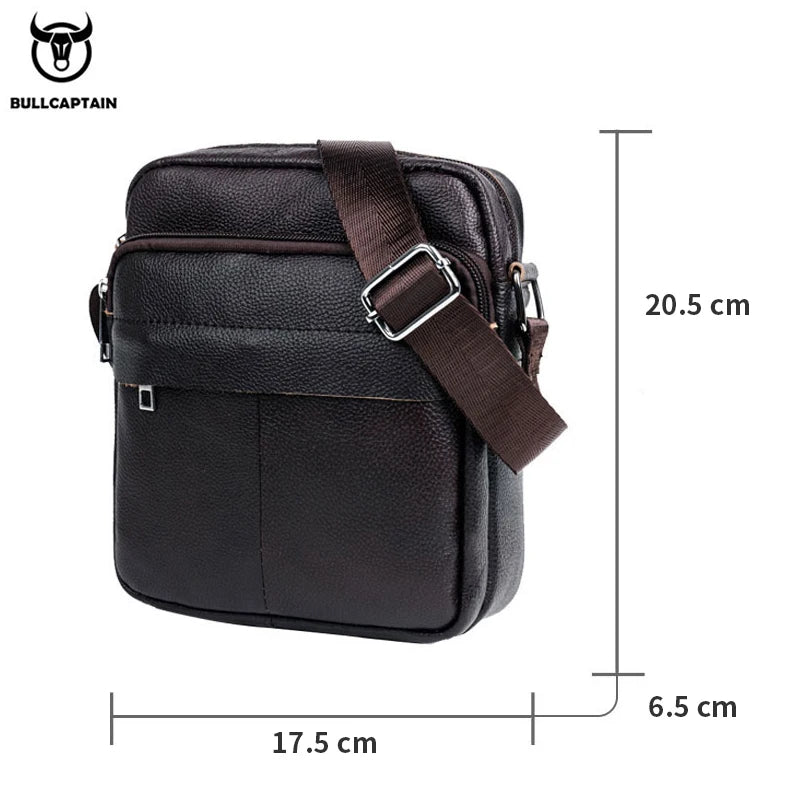 Bolsa de Ombro Masculina BULLCAPTAIN – Couro Genuíno e Estilo Premium
Eleva o teu visual com esta elegante Bolsa de Mensageiro Masculina da marca BULLCAPTAIN, feita em couro de alta qualidade, ideal para o homem moderno qu