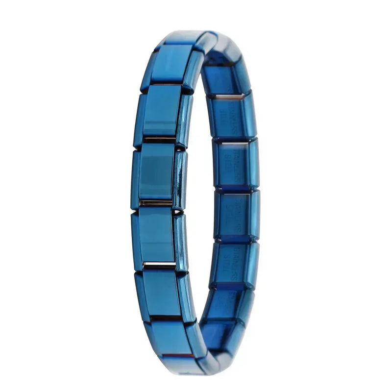 Pulseira Italiana Elástica com Charme – Hapiship
Estilo clássico com um toque moderno

Descubra a elegância atemporal da pulseira de charme italiana Hapiship, com design elástico e acabamento refinado em aço inoxidáve