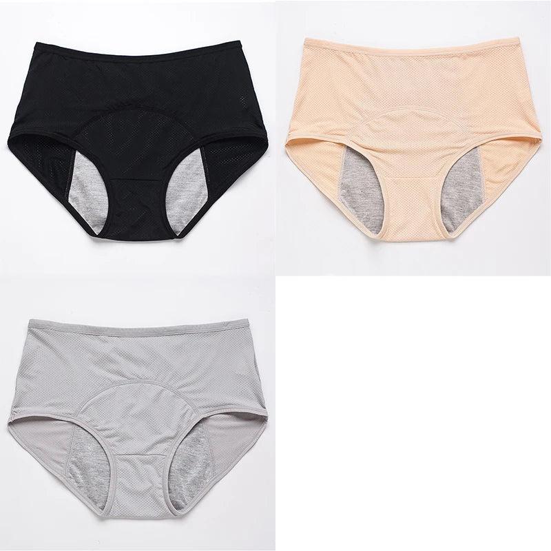 Conjunto de 3 Calcinhas Menstruais Femininas — Proteção Confortável e à Prova de Vazamentos

Descubra o conforto e a segurança com este conjunto de 3 calcinhas menstruais especialmente desenhadas para mulheres. Feitas