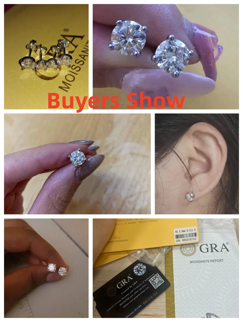 Brincos de Moissanite 0,5 a 1,2 ct – Prata de Lei 925 Banhada a Ouro | Joalharia Fina Feminina
Eleve o seu estilo com estes deslumbrantes brincos de ponto de luz com Moissanite, disponíveis em tamanhos de 0,5 a 1,2 quilate