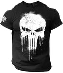 Camiseta Masculina de Verão Estilo Militar – Estampa 3D de Caveira
Design ousado, conforto total.
Esta camiseta masculina combina o visual militar patriótico com uma impressionante estampa 3D de caveira, ideal para quem g
