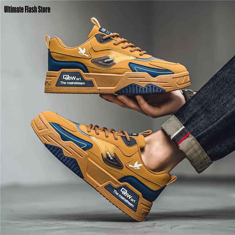 Tênis Casuais Esportivos em Couro – Estilo Baixo para Outono 2025 | Tendência de Moda para Corrida e Skate Masculino | Perfeito para Atividades ao Ar Livre

Descubra o equilíbrio ideal entre conforto, estilo e performanc