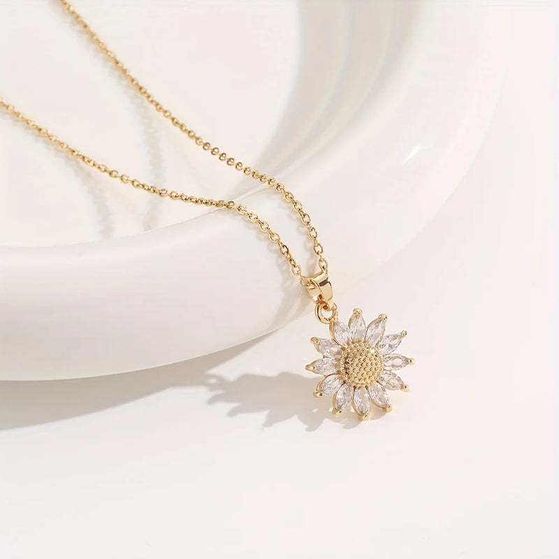 Conjunto de Presente com Colar de Girassol Elegante – Um Símbolo de Amor, Lealdade e Luz
Surpreenda alguém especial com este delicado colar de girassol, uma peça que transmite sentimentos profundos de amor verdadeiro, le