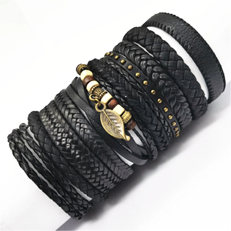 Conjunto de 10 Pulseiras Masculinas em Couro – Estilo Artesanal e Atemporal
Descubra o equilíbrio perfeito entre estilo e autenticidade com este conjunto de 10 pulseiras masculinas em couro entrançado.
Feitas à mão com