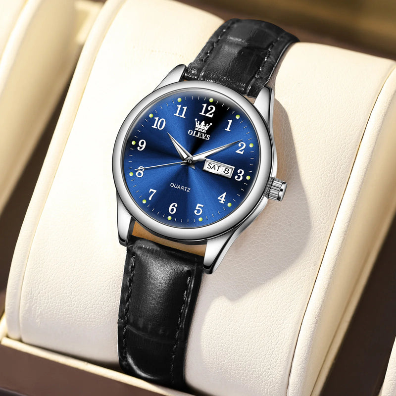 Relógio Feminino OLEVS – Luxo, Elegância e Tendência num Só Acessório
Descubra o Relógio de Quartzo OLEVS para Mulheres, um modelo sofisticado que combina design elegante com durabilidade em aço inoxidável. Ideal pa