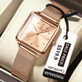 Relógio Feminino POEDAGAR – Elegância em Cada Detalhe
Descubra o charme sofisticado do Relógio POEDAGAR para Mulher, com design quadrado moderno e acabamento em malha de aço inoxidável. Este relógio combina perfeitame