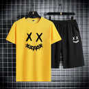 Conjunto Desportivo Masculino em Seda Gelada – Secagem Rápida, Conforto e Estilo Casual

Descubra o conforto e a leveza deste conjunto masculino composto por T-shirt de manga curta e calções. Fabricado em tecido de seda