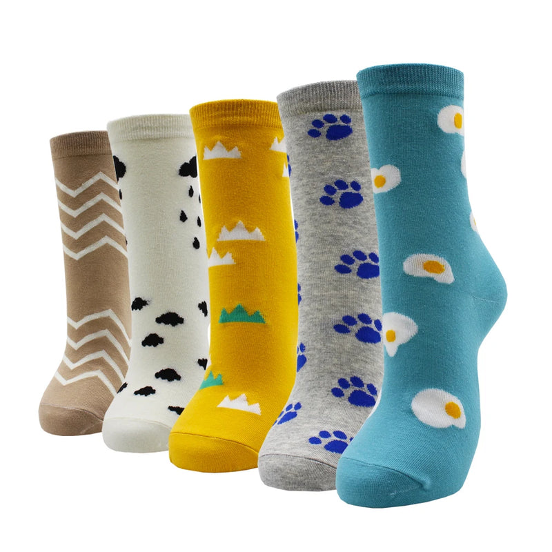 Pack 5 Pares de Meias de Algodão Coloridas Kawaii – Estilo Fofo e Confortável para Mulheres

Descubra o toque perfeito de conforto e estilo com este conjunto de 5 pares de meias de algodão coloridas, com designs kawaii s