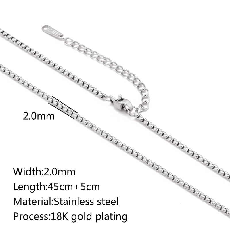 Colar em Aço Inoxidável Dourado 18K – Corrente Ajustável com Design Cruz, Cubana ou Ripple (5 unidades)
Eleve o estilo com este conjunto de colares premium em aço inoxidável, com revestimento PVD em dourado 18K, que ga
