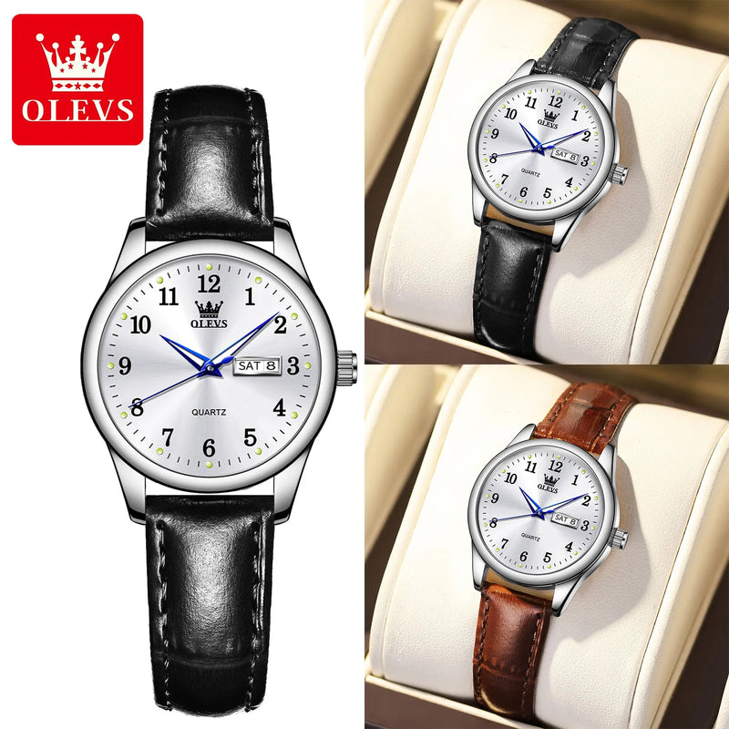Relógio Feminino OLEVS – Luxo, Elegância e Tendência num Só Acessório
Descubra o Relógio de Quartzo OLEVS para Mulheres, um modelo sofisticado que combina design elegante com durabilidade em aço inoxidável. Ideal pa