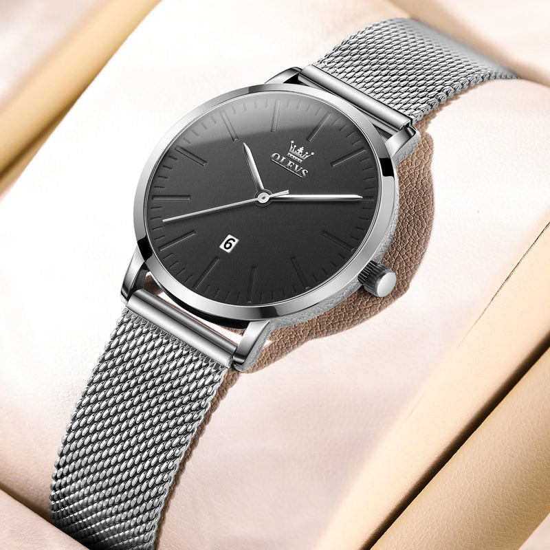 Relógio de Luxo Feminino OLEVS em Ouro Rosé – Elegância e Sofisticação no Seu Pulso
Descubra o charme atemporal do Relógio de Pulso OLEVS, desenhado especialmente para mulheres que valorizam a elegância discreta. Com