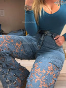 Calças Jeans Femininas Baggy com Detalhe em Crochê Floral – Tendência Verão 2025 | Estilo Y2K
Destaque-se com estas calças jeans baggy femininas com recortes em forma de flor e detalhes em crochê artesanal. Um modelo