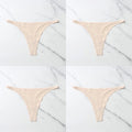 Pack com 4 Calcinhas Sexy em Seda Gelada – Estilo Tanga sem Costuras
Sinta o conforto e a sensualidade todos os dias com este conjunto de 4 calcinhas ultra suaves. Feitas em seda gelada de alta qualidade, estas tangas ofer