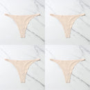 Pack com 4 Calcinhas Sexy em Seda Gelada – Estilo Tanga sem Costuras
Sinta o conforto e a sensualidade todos os dias com este conjunto de 4 calcinhas ultra suaves. Feitas em seda gelada de alta qualidade, estas tangas ofer