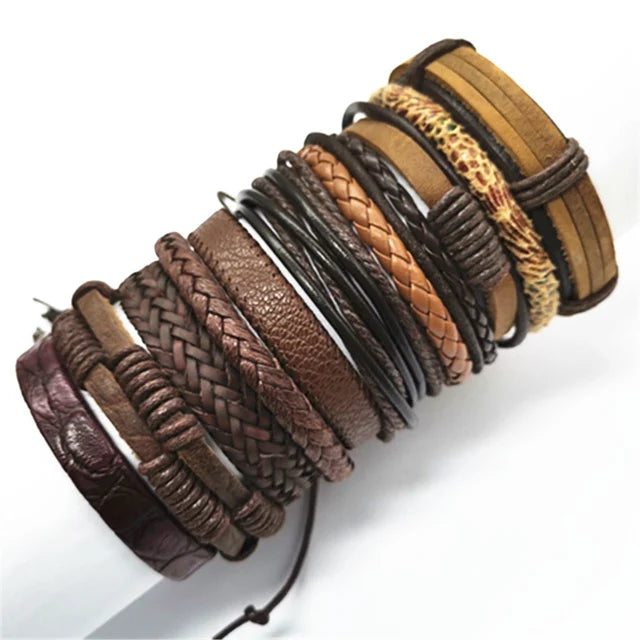 Conjunto de 10 Pulseiras Masculinas em Couro – Estilo Artesanal e Atemporal
Descubra o equilíbrio perfeito entre estilo e autenticidade com este conjunto de 10 pulseiras masculinas em couro entrançado.
Feitas à mão com
