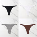Pack com 4 Calcinhas Sexy em Seda Gelada – Estilo Tanga sem Costuras
Sinta o conforto e a sensualidade todos os dias com este conjunto de 4 calcinhas ultra suaves. Feitas em seda gelada de alta qualidade, estas tangas ofer