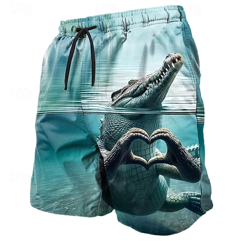 Bermuda de Praia Unissexo com Estampa Animal 3D – Estilo, Conforto e Diversão para o Verão!
Leva o teu look de verão a outro nível com esta bermuda unissexo com estampas de animais em impressão 3D super vibrante!
Ideal