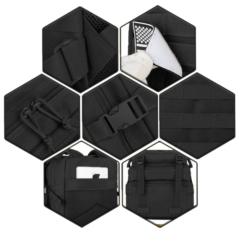 Mochilas Táticas 30/50L para Homem – Bolsa de Viagem e Sobrevivência Outdoor

Descubra a mochila perfeita para todas as suas aventuras! Com capacidade de 30 a 50 litros, esta mochila tática versátil foi desenvolvida par