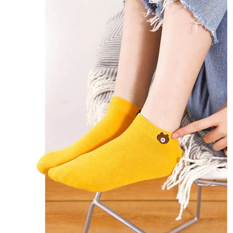 Conjunto de 10 Pares de Meias Baixas Femininas com Estampas de Ursinhos Fofos – Elegantes, Respiráveis e Super Confortáveis para o Teu Dia a Dia Casual

Descobre o equilíbrio perfeito entre estilo e conforto com este con
