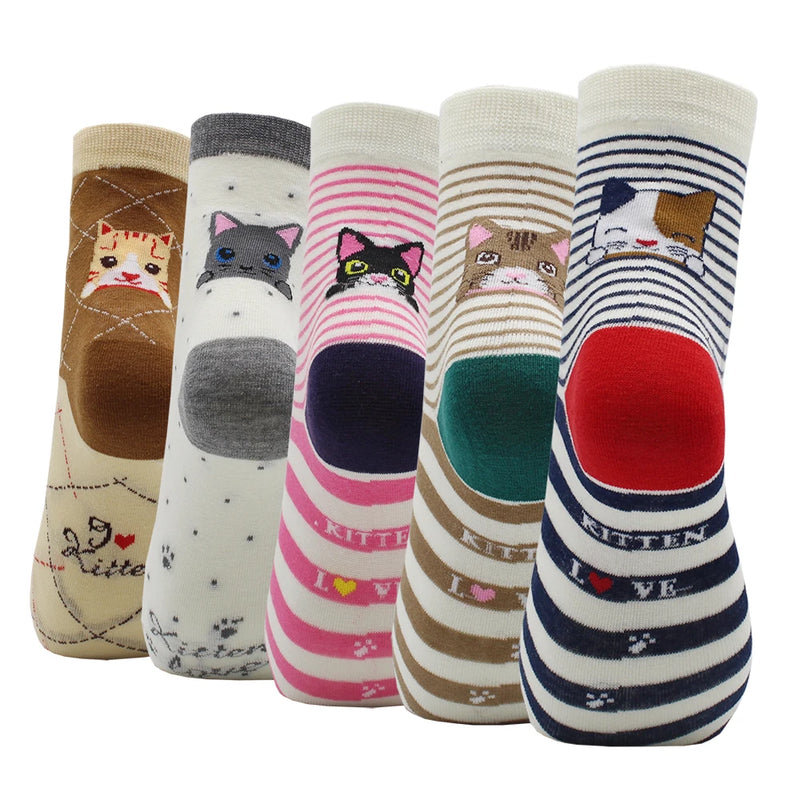 Pack 5 Pares de Meias de Algodão Coloridas Kawaii – Estilo Fofo e Confortável para Mulheres

Descubra o toque perfeito de conforto e estilo com este conjunto de 5 pares de meias de algodão coloridas, com designs kawaii s