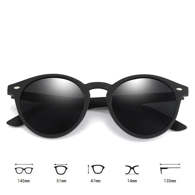 Óculos de Sol Redondos Polarizados – Estilo Clássico Vintage Unissexo
Descubra o equilíbrio perfeito entre estilo intemporal e proteção ocular com estes elegantes óculos de sol redondos, ideais para mulheres e homens.