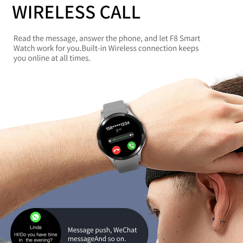 Relógio Inteligente Pro Bluetooth 2025 – Chamadas & Saúde no Teu Pulso
Descobre o novo Relógio Inteligente Pro 2025 com ecrã HD de 1,32” polegadas (160x160px), ideal para homens e mulheres. Com design moderno e mostra