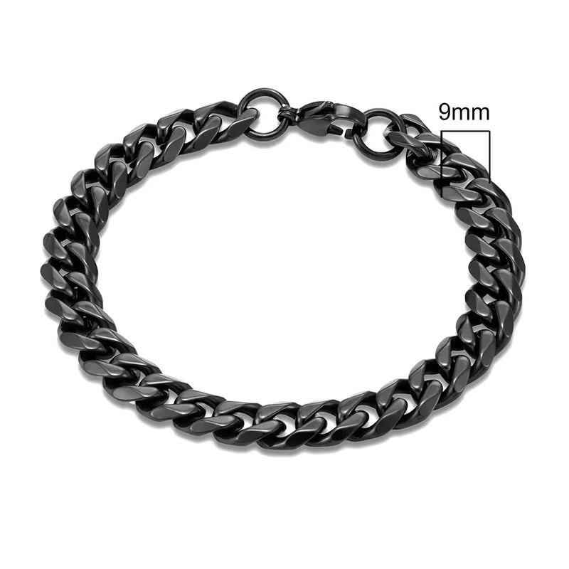 Pulseira Curb Cuban em Aço Inoxidável – Estilo Punk Rock para Homem e Mulher
Adiciona atitude e personalidade ao teu visual com esta pulseira de corrente estilo Curb Cuban, feita em aço inoxidável de alta qualidade, res