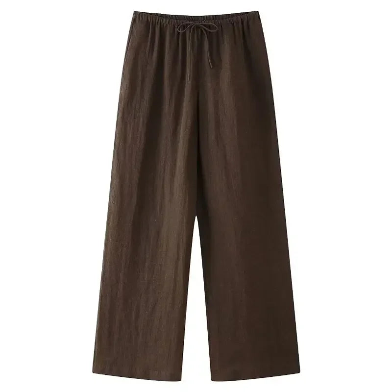 Conjunto Feminino de Verão em Linho – Kimono + Calças Plissadas com Cinto (2 Peças)
Descubra o equilíbrio perfeito entre conforto e elegância com este conjunto de verão em linho, ideal para dias quentes com estilo.
I