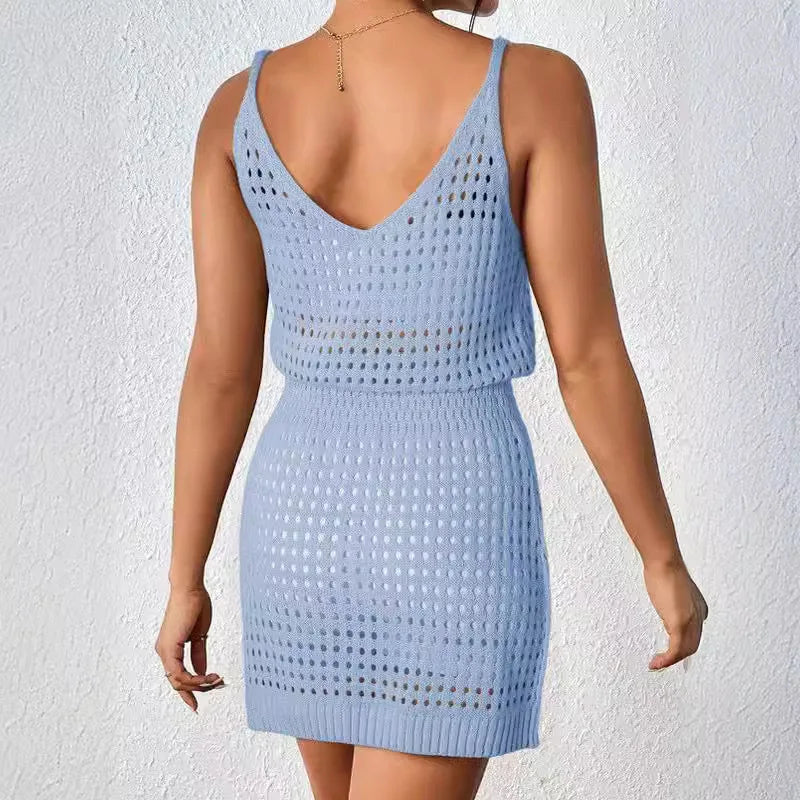 Conjunto de Maiô em Crochê Vazado – Verão 2025 | Estilo Boho & Casual Chic
Destaque-se neste verão com o nosso Conjunto de Maiô em Crochê Hollow, uma peça irresistível que combina conforto, charme e um toque artesan