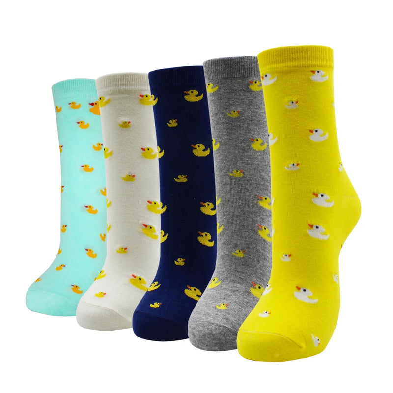 Pack 5 Pares de Meias de Algodão Coloridas Kawaii – Estilo Fofo e Confortável para Mulheres

Descubra o toque perfeito de conforto e estilo com este conjunto de 5 pares de meias de algodão coloridas, com designs kawaii s