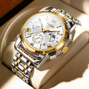 Relógio Masculino OLEVS Original – Elegância, Precisão e Exclusividade
Descubra o verdadeiro símbolo de sofisticação com o Relógio OLEVS Original. Equipado com movimento de quartzo de alta precisão, este relógio of