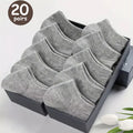 Kit com 10/20/30/40/50 Pares de Meias Masculinas de Cano Baixo – Ultra Respiráveis, Antitranspirantes e Ideais para o Verão
Descubra o conforto absoluto com estas meias de cano baixo, perfeitas para o dia a dia, treino ou