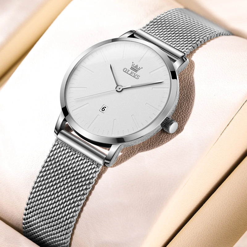 Relógio de Luxo Feminino OLEVS em Ouro Rosé – Elegância e Sofisticação no Seu Pulso
Descubra o charme atemporal do Relógio de Pulso OLEVS, desenhado especialmente para mulheres que valorizam a elegância discreta. Com