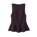 Top Feminino Elegante com Folhos TRZA – Sem Mangas, Decote Redondo, Fecho Lateral
Descubra o equilíbrio perfeito entre elegância e conforto com as blusas TRZA. Este modelo sem mangas, com folhos delicados, decote redondo