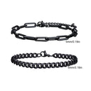 Conjunto com 2 Pulseiras Masculinas Cuban Chain – Estilo Hiphop em Aço Inoxidável
Adiciona atitude e estilo ao teu visual com este conjunto exclusivo de 2 pulseiras empilháveis em Cuban Chain. Fabricadas em aço inoxidá