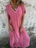 Vestido Feminino em Algodão e Linho – Estilo Casual e Elegante
Um vestido leve, fresco e versátil para os dias de verão.
Confeccionado em tecido natural de algodão e linho, oferece conforto absoluto com um toque de sofi