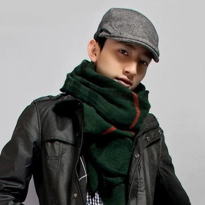 Boina Masculina Clássica em Lã – Estilo Elegante para Outono e Inverno
Eleve o seu estilo com esta boina masculina de alta qualidade, confeccionada em lã premium, ideal para os dias frios de outono e inverno. Com um cort