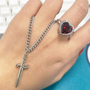 Colar Coração & Espada – Conjunto de Joias para Casal (Colar, Anel e Pulseira)
Descubra o poder do amor e da conexão com este conjunto exclusivo de joias para casais, composto por colar, anel e pulseira. Feito em aço in