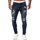 Calças Jeans Skinny Masculinas Streetwear – Lavagem Vintage e Estilo Urbano
Atualiza o teu visual com estas jeans skinny rasgadas, perfeitas para um look street fashion moderno e ousado. Com acabamento em denim sólido, l