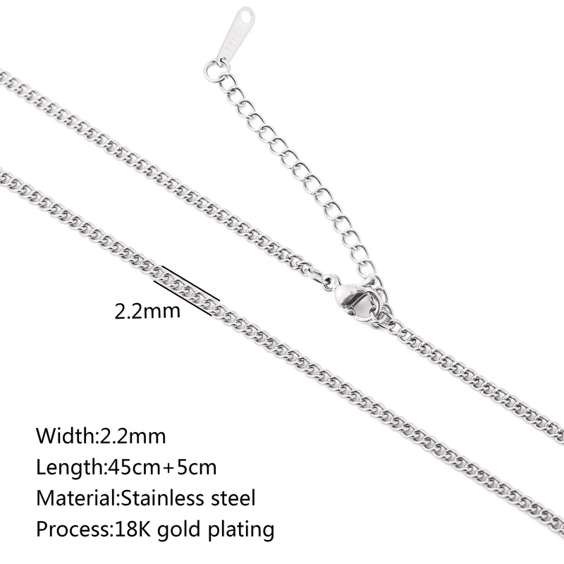 Colar em Aço Inoxidável Dourado 18K – Corrente Ajustável com Design Cruz, Cubana ou Ripple (5 unidades)
Eleve o estilo com este conjunto de colares premium em aço inoxidável, com revestimento PVD em dourado 18K, que ga
