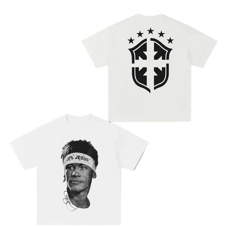 Camiseta Masculina e Feminina com Impressão Retrato das Superestrelas Cristiano Ronaldo, Neymar e Lionel Messi – Tecido Respirável e de Secagem Rápida

Mostre sua paixão pelo futebol com esta camiseta exclusiva que traz