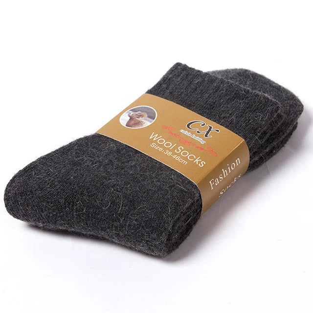1 Par de Meias Térmicas de Inverno para Mulheres e Homens – Meias Super Grossas de Lã Merino, Quentes, Peludas e Resistentes ao Frio, Ideais para Neve

Mantenha os seus pés confortáveis e quentinhos mesmo nos dias mais