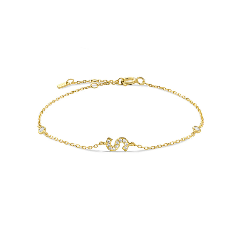 Pulseira Personalizada ANDYWEN com Inicial – Prata Esterlina 925 & Banho de Ouro
Descubra a elegância da joalharia personalizada com a pulseira ANDYWEN — uma peça sofisticada em prata esterlina 925 com banho de ouro bri