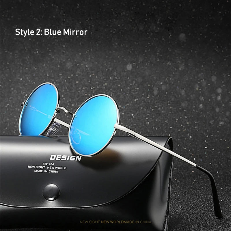 Óculos de Sol Redondos Retro Vintage – Lentes Polarizadas UV400
Design intemporal e cheio de estilo! Estes óculos de sol com armação metálica leve combinam o charme retro com a proteção moderna. Ideais para homens e