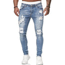 Calças Jeans Skinny Masculinas Streetwear – Lavagem Vintage e Estilo Urbano
Atualiza o teu visual com estas jeans skinny rasgadas, perfeitas para um look street fashion moderno e ousado. Com acabamento em denim sólido, l