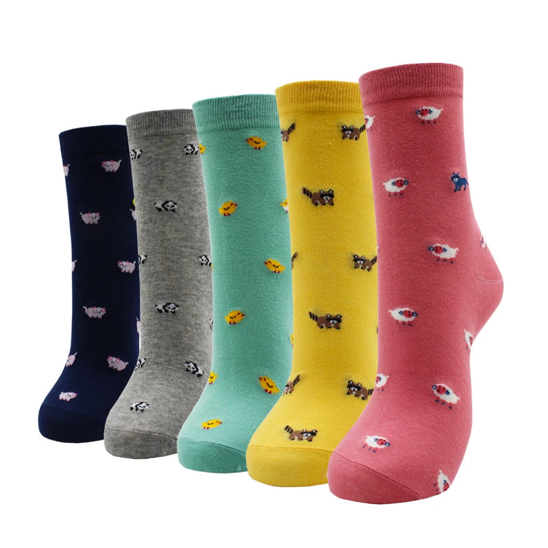Pack 5 Pares de Meias de Algodão Coloridas Kawaii – Estilo Fofo e Confortável para Mulheres

Descubra o toque perfeito de conforto e estilo com este conjunto de 5 pares de meias de algodão coloridas, com designs kawaii s